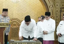Wali Kota Samarinda Resmikan Renovasi Masjid Raya Darussalam